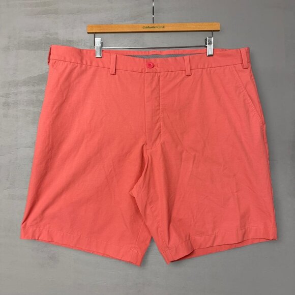 Vineyard Vines Shorts Men’s 42 On The Go Salmon Pink Performance Shorts - Picture 1 of 5